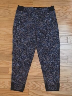 Athleta Women's  Patterned Jogger Pants Size 14 EUC